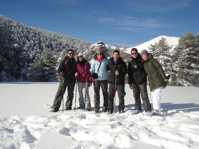  Expedition with rackets in Guadarrama 